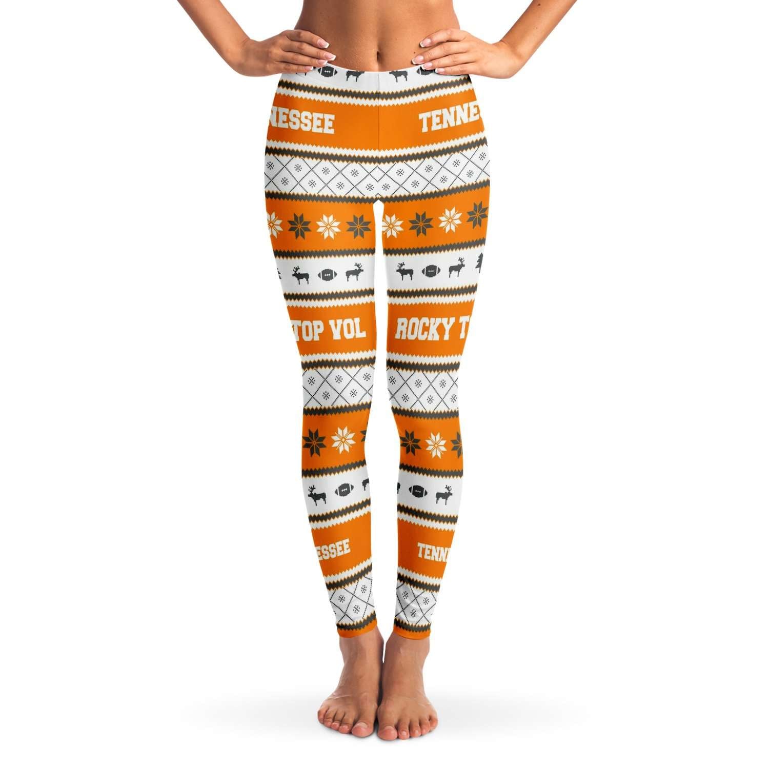 Tennessee Rocky Top Vol Ugly Christmas Style Womens Legging Pants