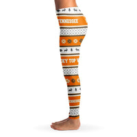 Load image into Gallery viewer, Designs by MyUtopia Shout Out:Tennessee Rocky Top Vol Ugly Christmas Style Womens Legging Pants

