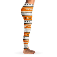 Load image into Gallery viewer, Designs by MyUtopia Shout Out:Tennessee Rocky Top Vol Ugly Christmas Style Womens Legging Pants
