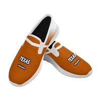 Load image into Gallery viewer, Designs by MyUtopia Shout Out:Texas Fan #Hookem Mens Slip-on Canvas Sneakers
