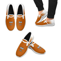 Load image into Gallery viewer, Designs by MyUtopia Shout Out:Texas Fan #Hookem Mens Slip-on Canvas Sneakers
