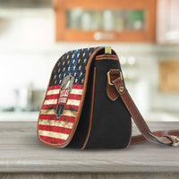 Load image into Gallery viewer, Designs by MyUtopia Shout Out:Texas Strong Canvas Saddlebag Style Crossbody Purse
