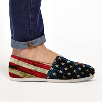 Load image into Gallery viewer, Designs by MyUtopia Shout Out:Texas Strong Casual Canvas Slip on Shoes Women&#39;s Flats
