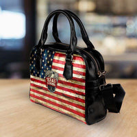 Load image into Gallery viewer, Designs by MyUtopia Shout Out:Texas Strong Faux Leather Handbag with Shoulder Strap
