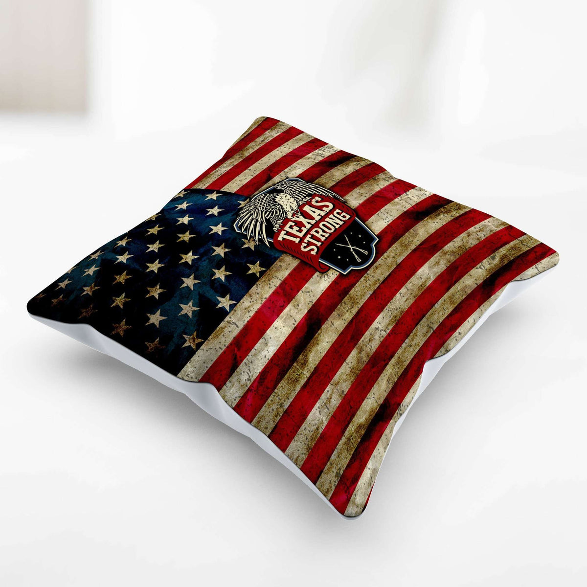 Designs by MyUtopia Shout Out:Texas Strong Pillowcase