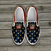 Load image into Gallery viewer, Designs by MyUtopia Shout Out:Texas Strong Slip-on Shoes
