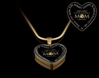 Load image into Gallery viewer, Designs by MyUtopia Shout Out:Thank You Mom For Always Loving and Encouraging Me Liquid Glass Personalized Engravable Keepsake Necklace
