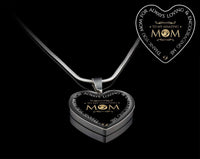 Load image into Gallery viewer, Designs by MyUtopia Shout Out:Thank You Mom For Always Loving and Encouraging Me Liquid Glass Personalized Engravable Keepsake Necklace

