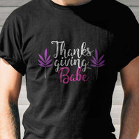 Load image into Gallery viewer, Designs by MyUtopia Shout Out:Thanksgiving Babe Adult Unisex Cotton Short Sleeve T-Shirt
