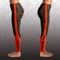 Load image into Gallery viewer, Designs by MyUtopia Shout Out:The Dawg Pound Cleveland Football Fan Ladies Fashion Leggings
