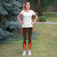 Load image into Gallery viewer, Designs by MyUtopia Shout Out:The Dawg Pound Cleveland Football Fan Ladies Fashion Leggings
