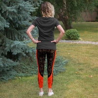 Load image into Gallery viewer, Designs by MyUtopia Shout Out:The Dawg Pound Cleveland Football Fan Ladies Fashion Leggings
