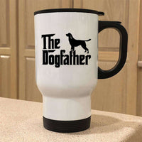 Load image into Gallery viewer, Designs by MyUtopia Shout Out:The Dog Father 14oz Stainless Steel Travel Mug
