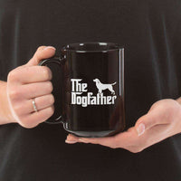 Load image into Gallery viewer, Designs by MyUtopia Shout Out:The Dog Father Ceramic Coffee Mug -  Black
