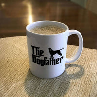 Load image into Gallery viewer, Designs by MyUtopia Shout Out:The Dog Father Ceramic Coffee Mug - White
