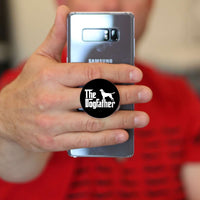 Load image into Gallery viewer, Designs by MyUtopia Shout Out:The Dog Father Hinged Phone Grip and Stand for Smartphones and Tablets
