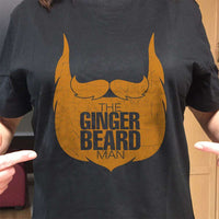 Load image into Gallery viewer, Designs by MyUtopia Shout Out:The Ginger Beard Man Adult Unisex T-Shirt
