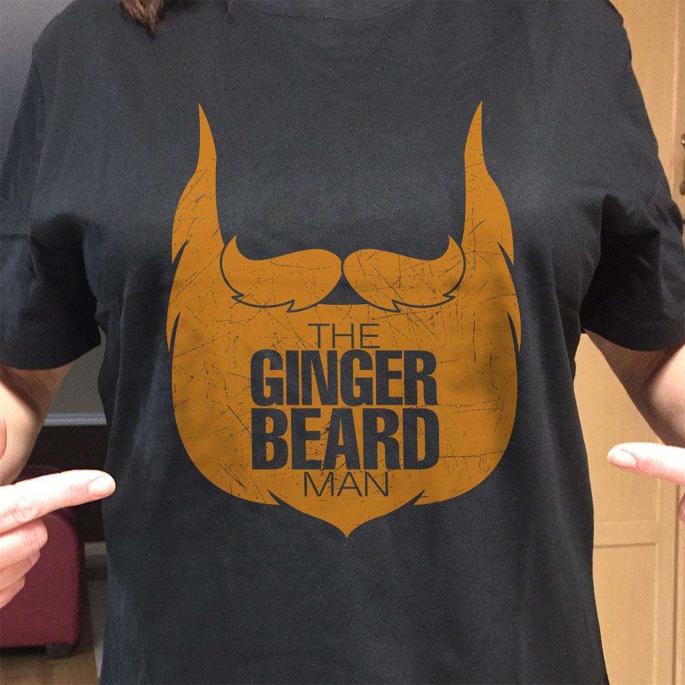 Designs by MyUtopia Shout Out:The Ginger Beard Man Adult Unisex T-Shirt