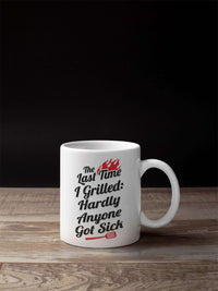 Load image into Gallery viewer, Designs by MyUtopia Shout Out:The Last Time I Grilled Ceramic Mug - White
