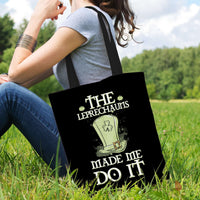 Load image into Gallery viewer, Designs by MyUtopia Shout Out:The Leprechauns Made Me Do It Fabric Totebag Reusable Shopping Tote
