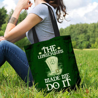 Load image into Gallery viewer, Designs by MyUtopia Shout Out:The Leprechauns Made Me Do It Fabric Totebag Reusable Shopping Tote
