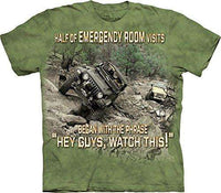 Load image into Gallery viewer, Designs by MyUtopia Shout Out:The Mountain Hospital Outdoor T-Shirt,Green / Small,Adult Unisex T-Shirt
