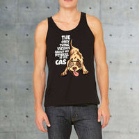 Load image into Gallery viewer, Designs by MyUtopia Shout Out:The Only Thing Vicious About My Pitbull Is His Gas Unisex Tank Top
