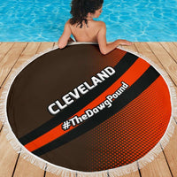 Load image into Gallery viewer, Designs by MyUtopia Shout Out:#TheDawgPound Cleveland Fan Beach Blanket

