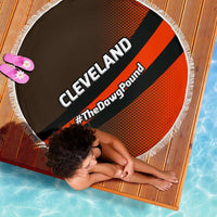 Load image into Gallery viewer, Designs by MyUtopia Shout Out:#TheDawgPound Cleveland Fan Beach Blanket
