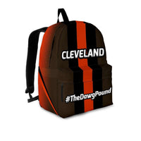 Load image into Gallery viewer, Designs by MyUtopia Shout Out:#TheDawgPound Cleveland Fan Day Pack Backpack
