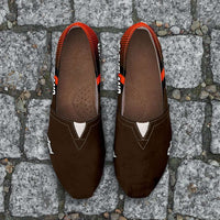 Load image into Gallery viewer, Designs by MyUtopia Shout Out:#TheDawgPound Cleveland Fan Ladies Casual Slip-on Flats
