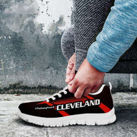 Load image into Gallery viewer, Designs by MyUtopia Shout Out:#TheDawgPound Cleveland Fan Mesh Fabric Running Shoes v2
