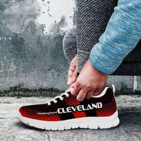 Load image into Gallery viewer, Designs by MyUtopia Shout Out:#TheDawgPound Cleveland Fan Mesh Fabric Running Shoes v3

