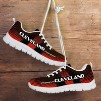 Load image into Gallery viewer, Designs by MyUtopia Shout Out:#TheDawgPound Cleveland Fan Mesh Fabric Running Shoes v3
