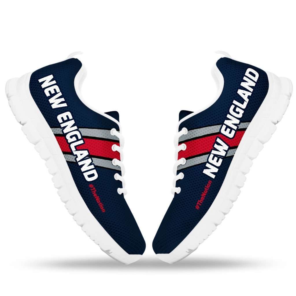 Designs by MyUtopia Shout Out:#TheNation New England Fan Running Shoes