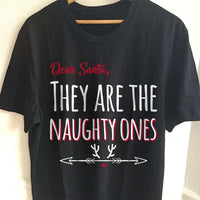 Load image into Gallery viewer, Designs by MyUtopia Shout Out:They Are the Naughty Ones Adult Unisex T-Shirt
