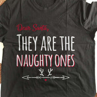 Load image into Gallery viewer, Designs by MyUtopia Shout Out:They Are the Naughty Ones Adult Unisex T-Shirt
