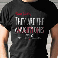 Load image into Gallery viewer, Designs by MyUtopia Shout Out:They Are the Naughty Ones Adult Unisex T-Shirt
