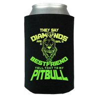 Load image into Gallery viewer, Designs by MyUtopia Shout Out:They Say Diamonds Are a Girl&#39;s Bestfriend, Tell That To My Pitbull Can Wrap,Black / OS,Can Wrap
