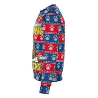 Load image into Gallery viewer, Designs by MyUtopia Shout Out:They See You When You are eating Snacks Beagle - 3D Ugly Christmas Sweater Holiday Fashion Sweatshirt
