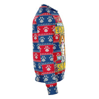 Load image into Gallery viewer, Designs by MyUtopia Shout Out:They See You When You are eating Snacks Beagle - 3D Ugly Christmas Sweater Holiday Fashion Sweatshirt
