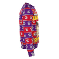 Load image into Gallery viewer, Designs by MyUtopia Shout Out:They See You When You&#39;re Eating Funny Pug 3d Ugly Christmas Fashion Sweatshirt
