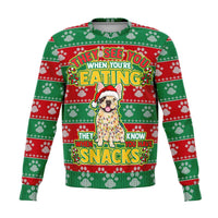 Load image into Gallery viewer, Designs by MyUtopia Shout Out:They See You When You&#39;re Eating Snacks French Bulldog - 3D Ugly Christmas Holiday Fashion Sweatshirt,XS / Multi,Fashion Sweatshirt - AOP
