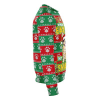 Load image into Gallery viewer, Designs by MyUtopia Shout Out:They See You When You&#39;re Eating Snacks French Bulldog - 3D Ugly Christmas Holiday Fashion Sweatshirt
