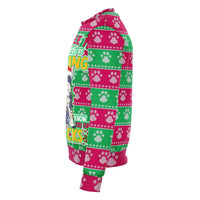 Load image into Gallery viewer, Designs by MyUtopia Shout Out:They See You When You&#39;re Eating Snacks Schnauzer - 3D Ugly Christmas Holiday Fashion Sweatshirt
