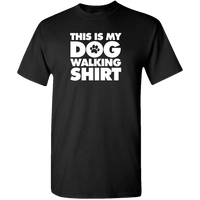 Load image into Gallery viewer, Designs by MyUtopia Shout Out:This is My Dog Walking Shirt Adult Unisex T-Shirt Special Offer,Small / Black,Adult Unisex T-Shirt
