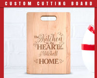 Load image into Gallery viewer, Designs by MyUtopia Shout Out:This Kitchen is the Heart of Family Home Personalized Gift for Chef - Engraved with Family Name
