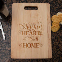 Load image into Gallery viewer, Designs by MyUtopia Shout Out:This Kitchen is the Heart of Family Home Personalized Gift for Chef - Engraved with Family Name
