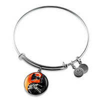 Load image into Gallery viewer, Designs by MyUtopia Shout Out:Tie Fighter / xWing Ying Yang Bangle Bracelet
