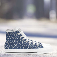 Load image into Gallery viewer, Designs by MyUtopia Shout Out:Timey Wimey Christmas All Over Print Canvas High Top Shoes
